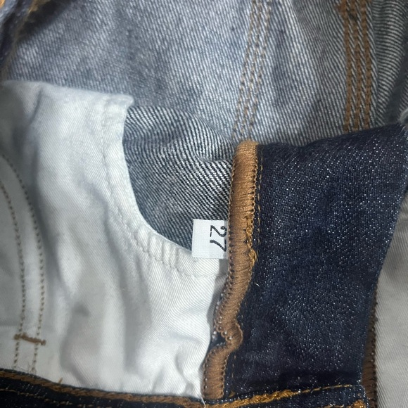 ALEXACHUNG dark wash straight leg jeans, 27 - Picture 4 of 9